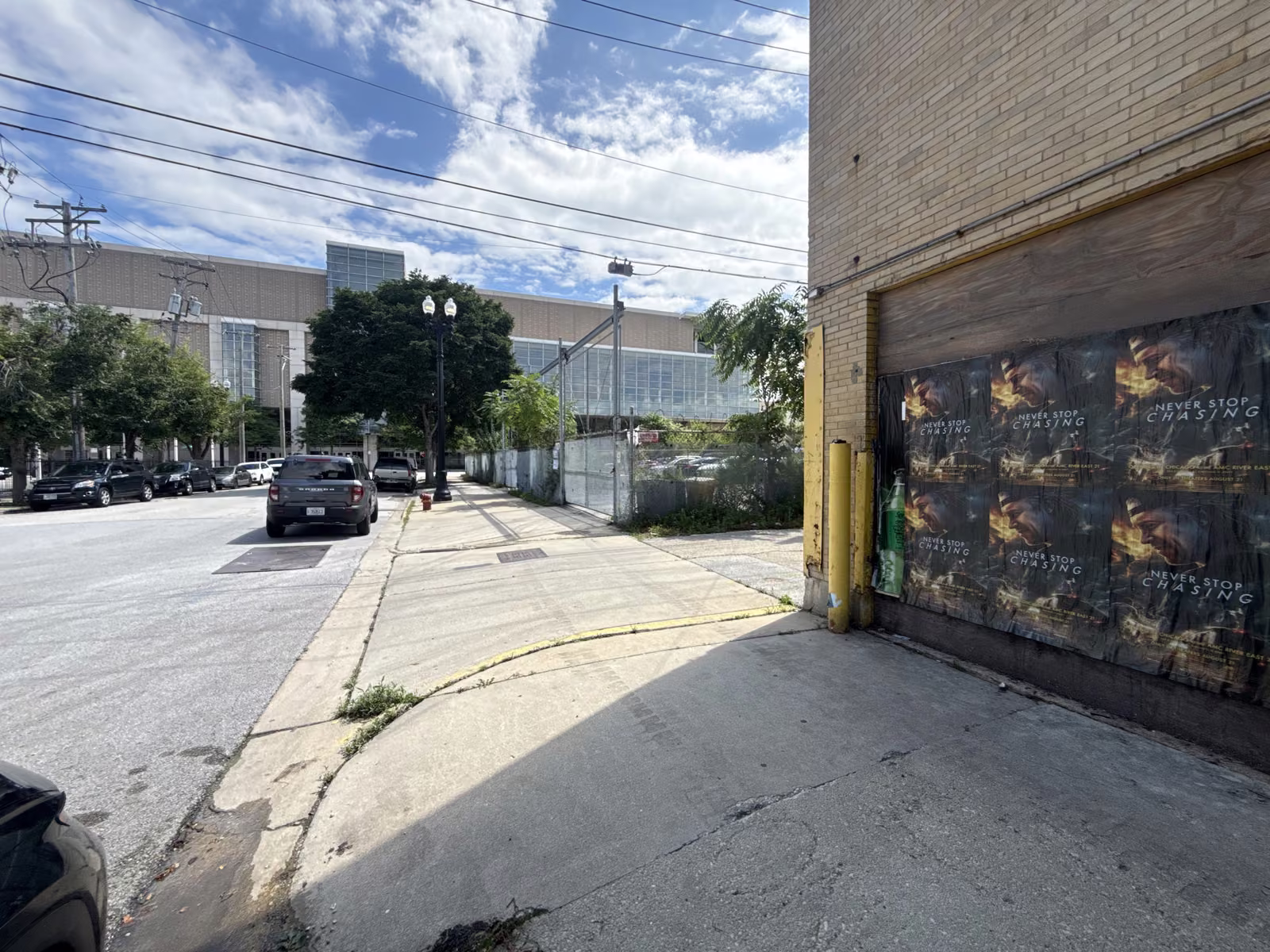 Never Stop Chasing wild posting at 119 E 24th St, Near South Side, Chicago