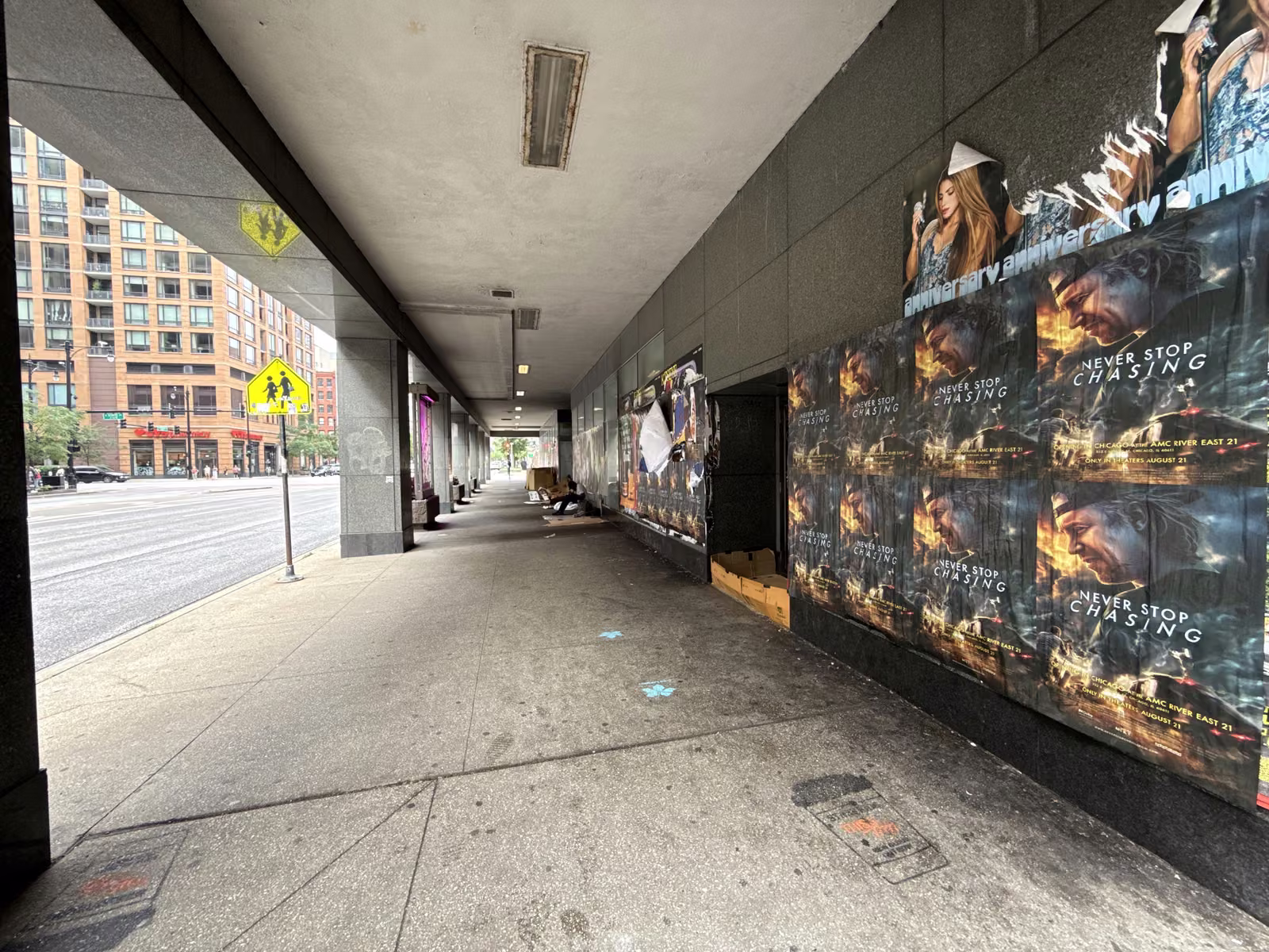 Never Stop Chasing wild posting at 24 E Ida B. Wells Dr, The Loop, Chicago