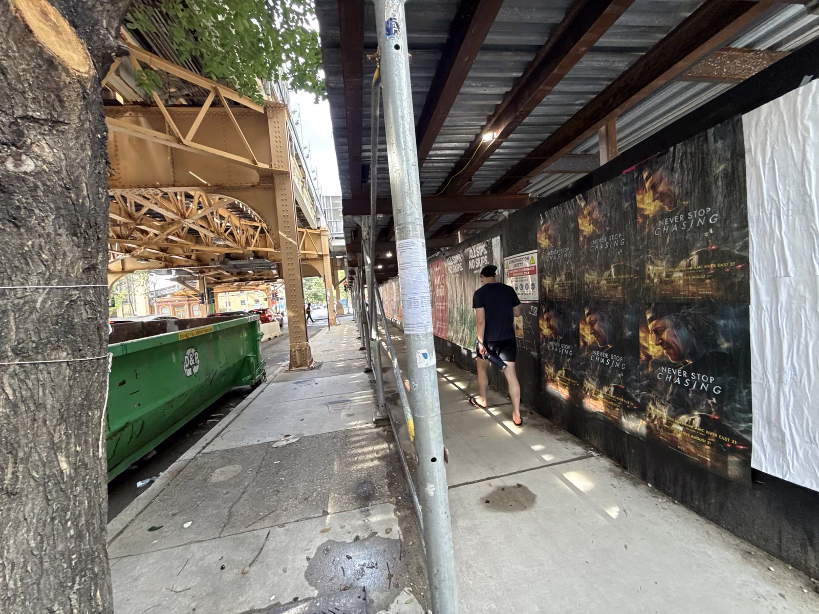 Never Stop Chasing wild posting at 750 N Franklin St - Location 1, River North, Chicago