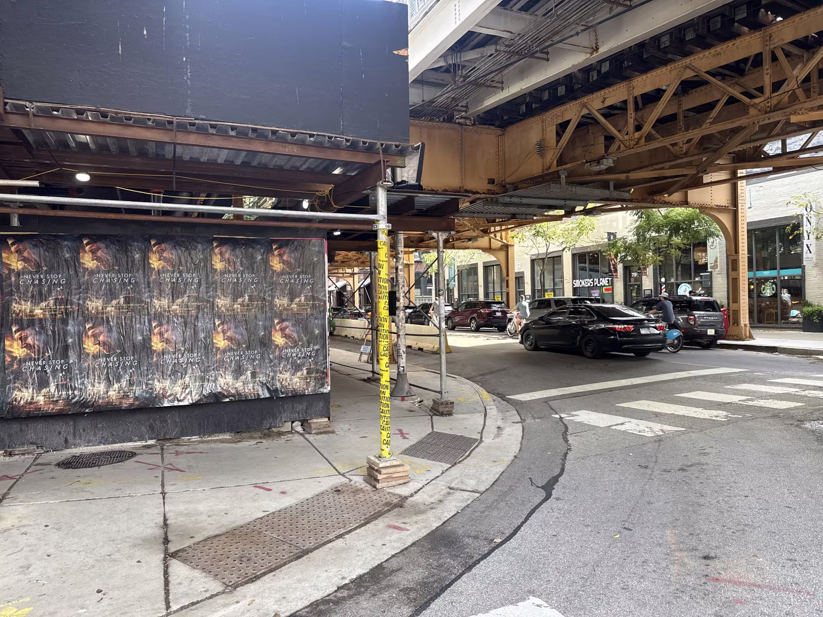 Never Stop Chasing wild posting at 750 N Franklin St - Location 2, River North, Chicago