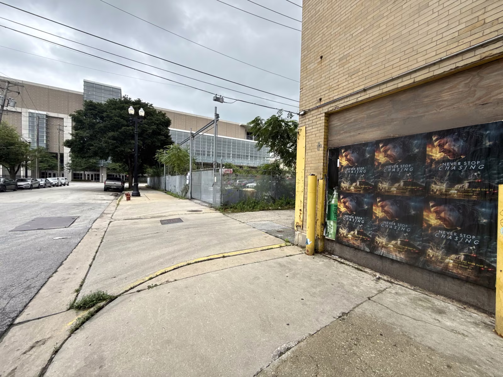 Never Stop Chasing wild posting at 119 E 24th St, Near South Side, Chicago
